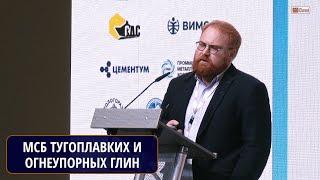 Перспективы освоения минерально-сырьевой базы тугоплавких и огнеупорных глин ЦФО. Ермаков Ф.Н., ВИМС