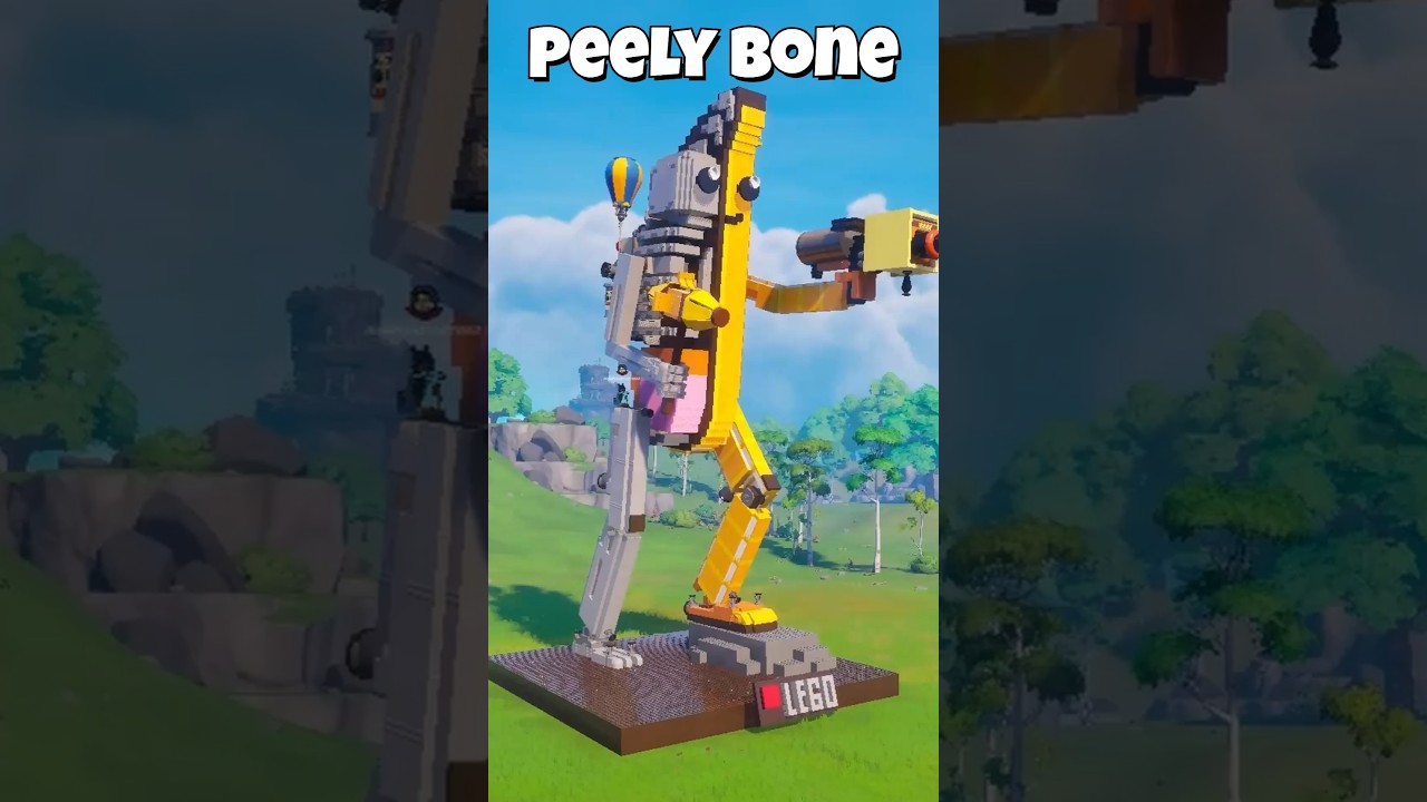 Built Peely Bone in Lego Fortnite!🍌#legofortnite #lego #レゴフォートナイト #robot #ロボット