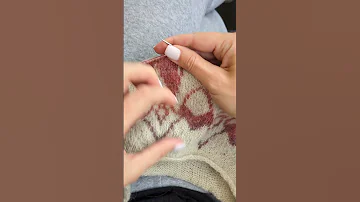 Trying Out 100 Latvian Colorchanging Wool In A Top Down Stranded Colorwork Sweater Knittingideas 