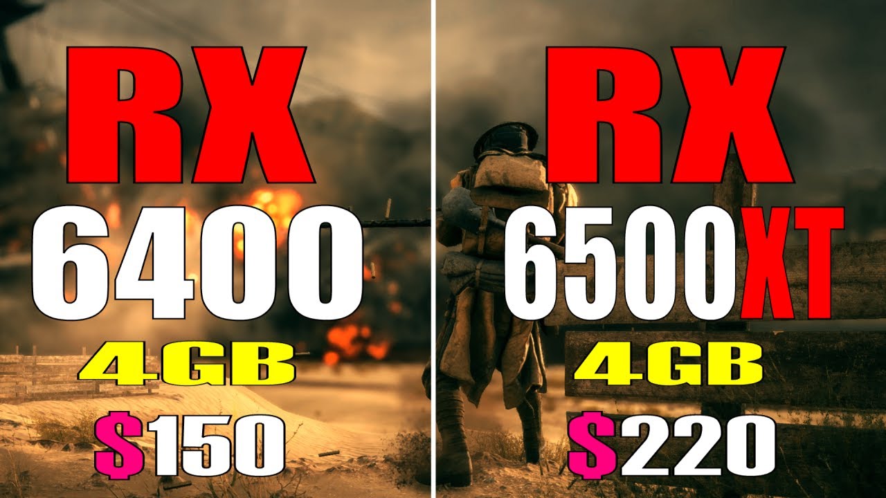 RX 6400 Vs RX 6500XT I5 12400F PC GAMES TEST YouTube rx-6400-vs-rx-6500xt-i5-12400f-pc-games-test-youtube