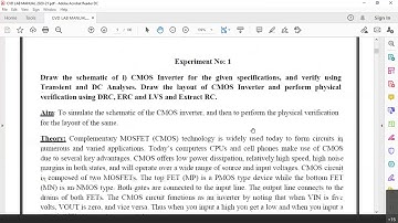 CMOS VLSI DESIGN LAB - 2