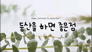 [vlog# 43] | 등산의 좋은점 | 등산효과 | 최고의 취미생활 | 건강한 삶을 위한 등산의 장점| 등산정보 #등산장점