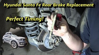 Hyundai Santa Fe Rear Brake Replacement