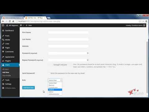 34 如何添加新用户和作者到您的WordPress 博客