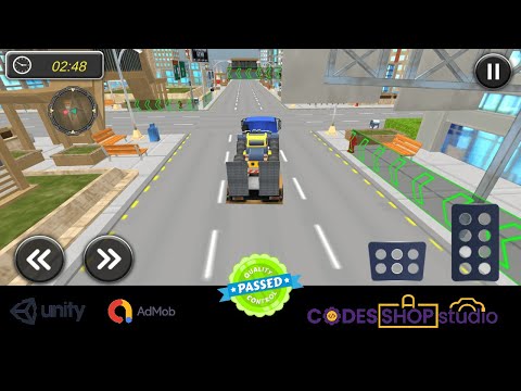 Heavy Construction Vehicle Transporter Truck Game | Truck Game  |
