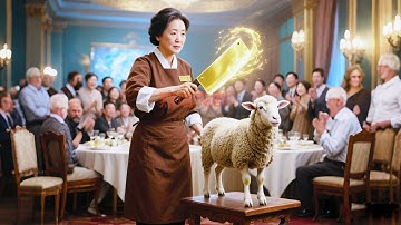 廚神大會上兒子當眾嘲諷保潔老媽不懂行，殊不知她是昔日廚神，用絕世刀工大顯身手狠狠教育他驚呆眾人！#爽劇 #逆襲 #反轉