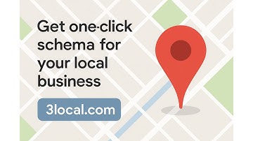 The Worlds Quickest, Easiest, One Click Schema for Local Businesses - 3local Schema