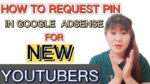 HOW TO REQUEST  PIN IN GOOGLE  ADSENSE 2021