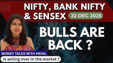 Nifty Tomorrow & Bank Nifty Prediction for 22 Dec 2025 | Sensex tomorrow | Payal Arora