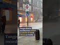 Torrential rain triggers heavy flooding in Shanghai