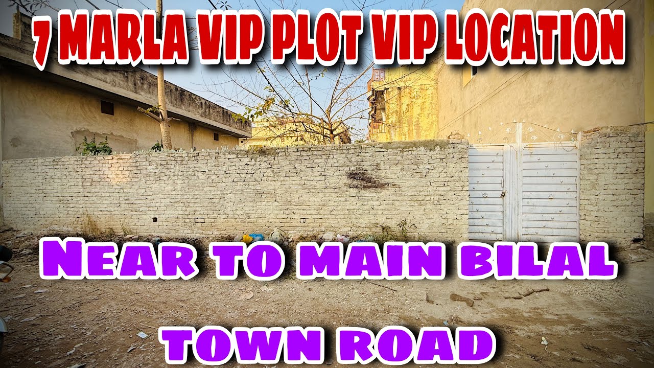 3.5 + 3.5 Marla VVIP Plot | Near Mehrban Road & Bilal Town | Best Opportunity