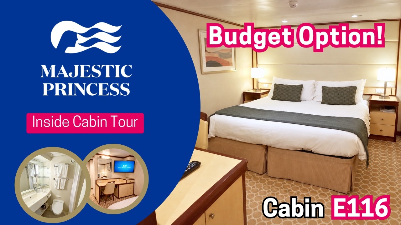 The CHEAPEST Cabin On Majestic Princess FULL Tour