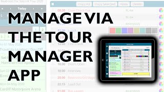 Manage Your Tour Via The Tour Manager App - My Tour Book Tutorial - 13/14 screenshot 5