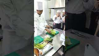 Learn basic vegetable cutting technique with chef Shimabukuro