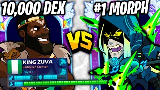 10,000 Dex King Zuva VS #1 Morph IN THE WORLD