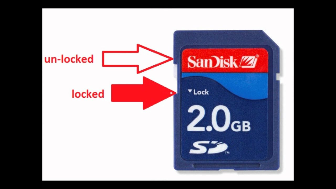how to lock sd card