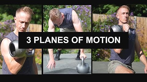 3 planes of motion for kettlebell training routines // transverse, frontal, sagittal plane exercises