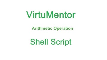 Shell Script Part 6 - Arithmetic Operation