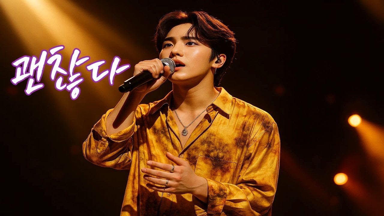 🎶 트롯초이 – 괜찮다 | 감성 트롯 발라드 | 위로의 노래 | Korean Trot Ballad 2025