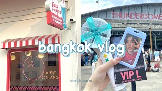 Bangkok vlog: travel with me for concert! txt lovesick tour, street food, night markets, cafes