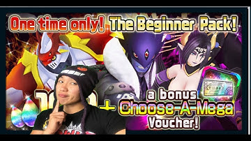 Digimon Links WHICH MEGA DIGIMON DO I CHOOSE FROM THE BEGINNERS PACK!!?? (iOS/Android)