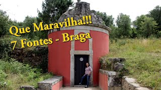 AS ÁGUAS DO MONUMENTO SETE FONTES - BRAGA, PORTUGAL