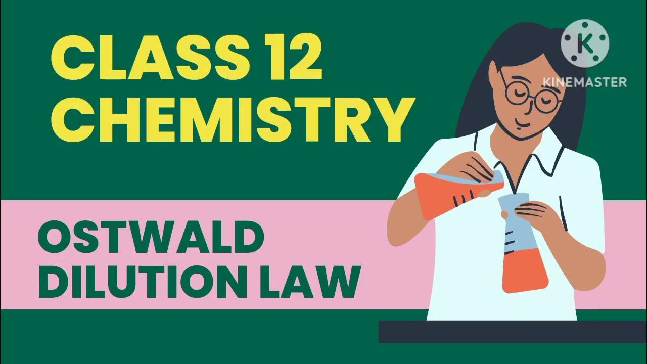 Class 12 chemistry !Ostwald law of dilution ncert trending neet