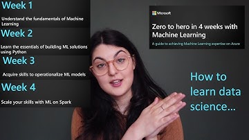 Can you learn data science in 4 weeks? How I would structure learning