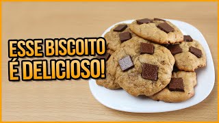 BISCOITO FIT PERFEITO DE 4 INGREDIENTES! | Fácil de Fazer e Delicioso!