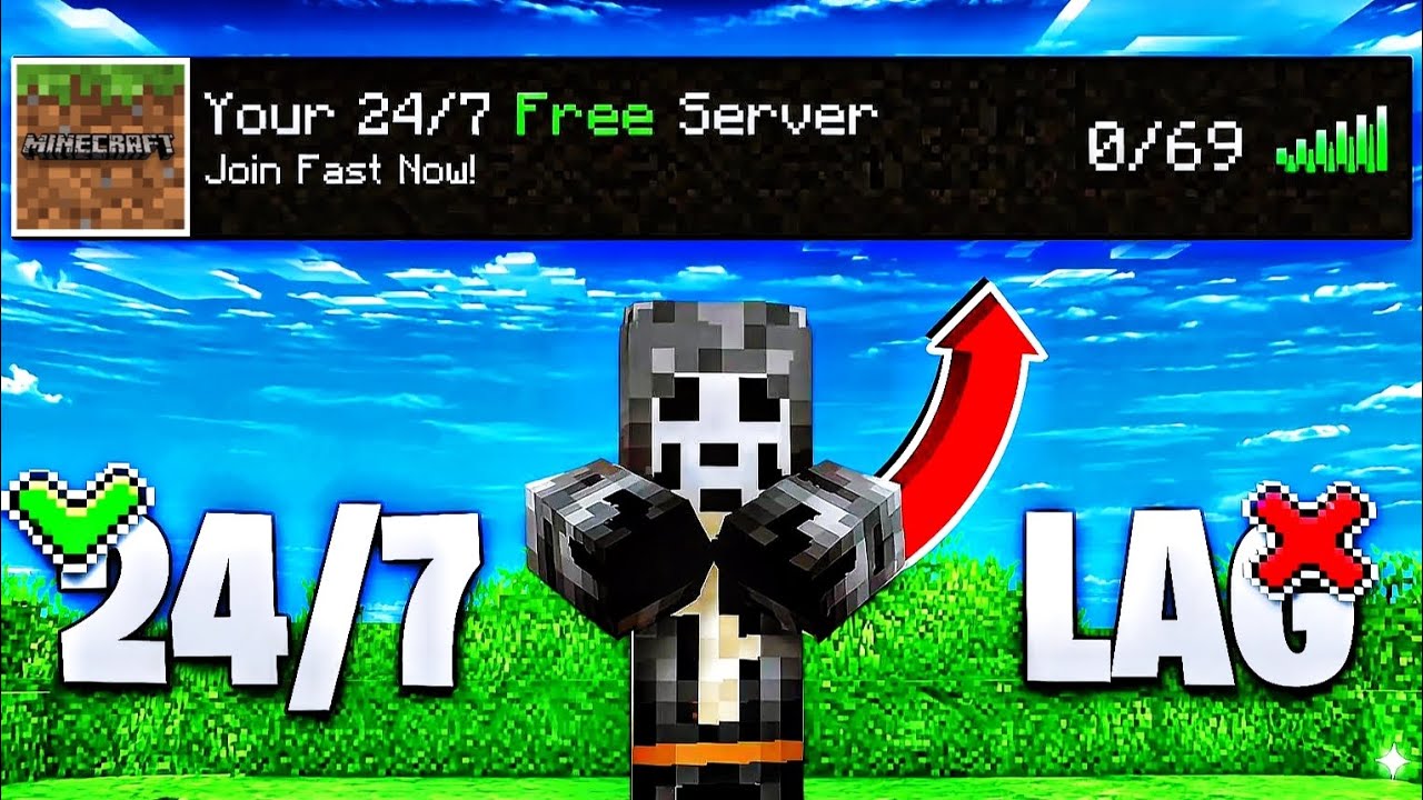 No Lag FREE Minecraft Server 24/7! 🔥 Minehost.io Tutorial - YouTube