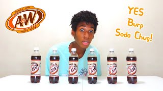 3 Liter A&W Diet Root Beer YES Burp Soda Chug **Intense Burping**