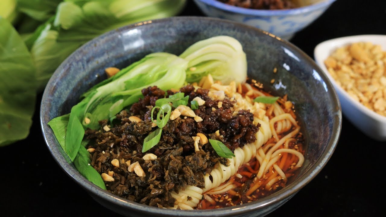 Authentic Dan Dan Noodles From Scratch (四川担担面)