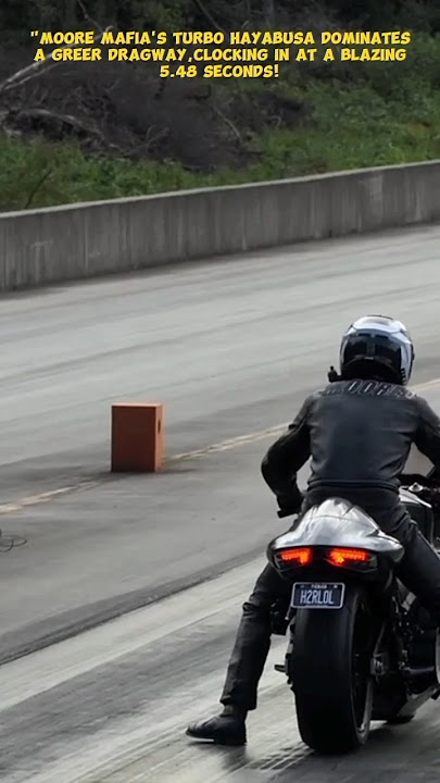'Mind blowing Speed:Moore Mafia's 2023 Hayabusa Smashes Records with 5.49 seconds Run! #GreerDragway