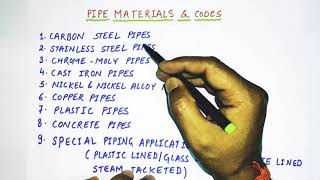 [English] Piping Material Codes & Specification