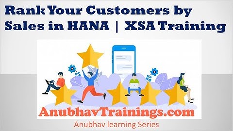 Rank your customer by sales in HANA | SQL RANK Function & SQL Logic & Calculation View Graphical