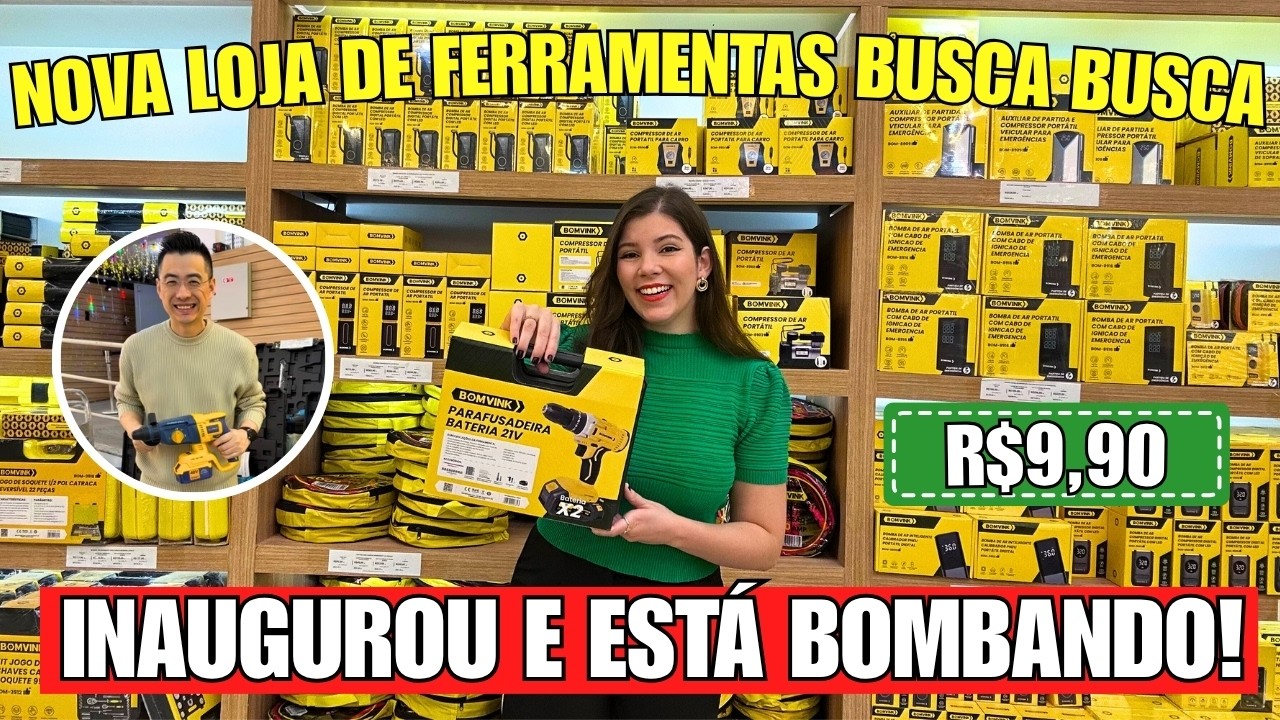 NOVA LOJA DE FERRAMENTAS NO BUSCA BUSCA FICOU AINDA MAIOR COM PREÇOS QUE VOCÊ NUNCA VIU!
