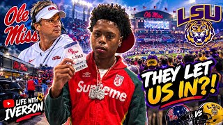 WE SNUCK IN THE BIGGEST COLLEGE FOOTBALL GAME OF THE YEAR | LSU VS OLE MISS 2026 |