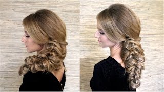 Свадебная прическа,прическа на выпускной,вечерняя прическа.Wedding prom hairstyle(, 2016-11-08T11:24:14.000Z)