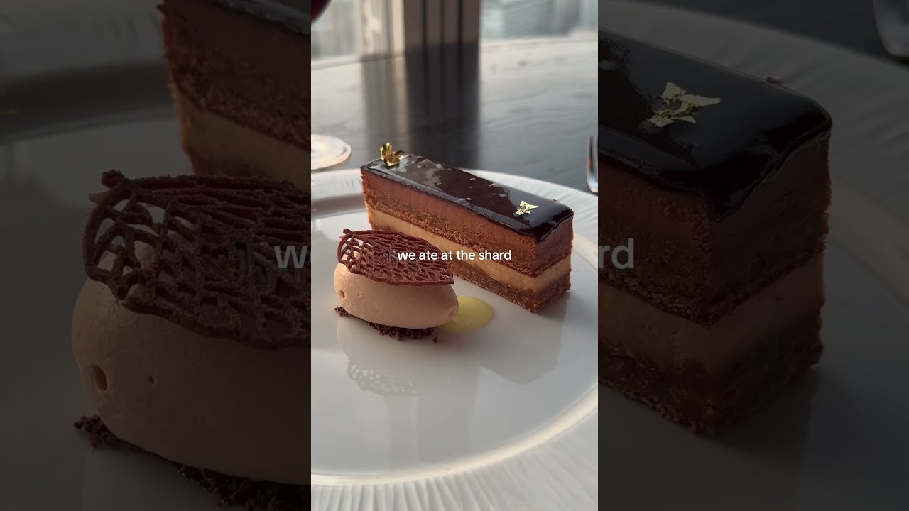 we tried the sunset menu at aqua shard and it blew our minds 🤤 