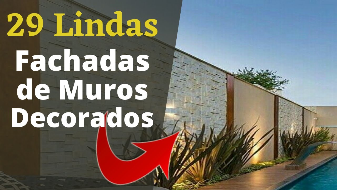 Fachadas com muro de pedras – 40 Ideias incríveis para se inspirar!