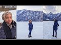 My first drone video//Walking on ice 👍