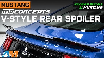 2015-2023 Mustang MP Concepts V-Style Rear Spoiler Review & Install