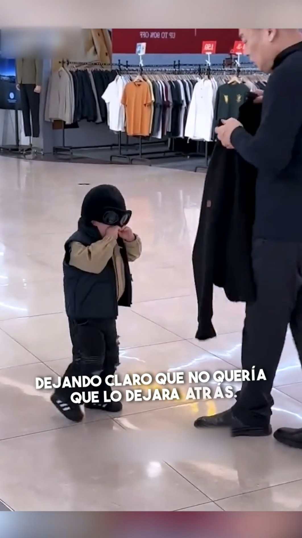 El nieto que no quería dejar ir a su abuelo ?❤️