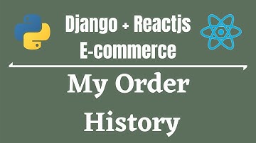 Django And React Full-E-Commerce App in Bangla(বাংলা)-Part 15 - My Order History