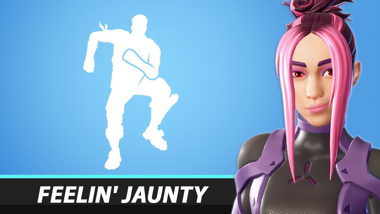 Fortnite emote Feelin' Jaunty performed by Adira YouTube