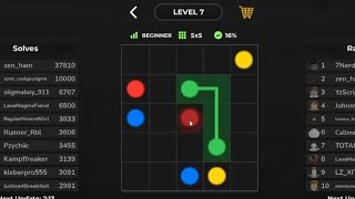 Connect the Dots - How to Complete Beginner Level 7 (Roblox) screenshot 5
