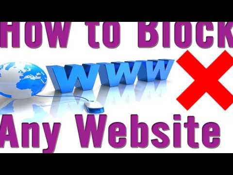 Wie man eine Website in allen Web Browsern blockieren