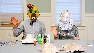 Making Papier Mâché Masks