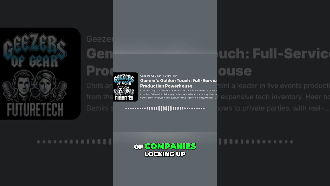 Gemini: Your Ultimate Production Gear Warehouse #shorts Gemini: Your Ultimate Production Gear Warehouse #shorts