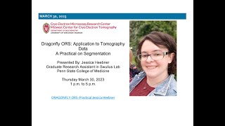 CEMRC Workshop 3.30.2023 Dragonfly: Application to Tomography Data screenshot 3